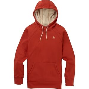 Burton Women's Crown Weatherproof Bonded Pullover Hoodie - Sz L  Deep Terracotta